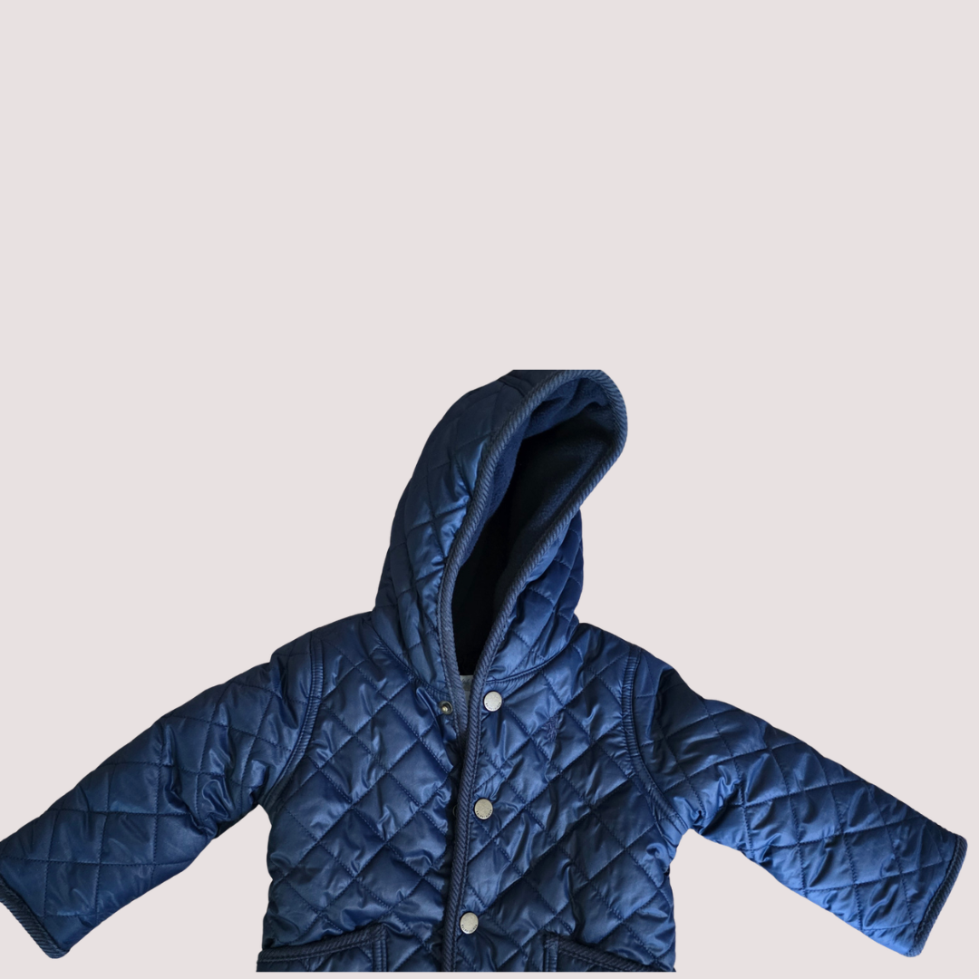Baby Ralph Lauren Quilted Winter Romper 6m