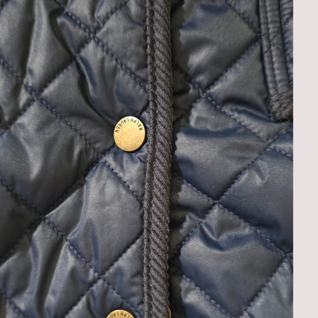 Baby Ralph Lauren Quilted Winter Romper 6m