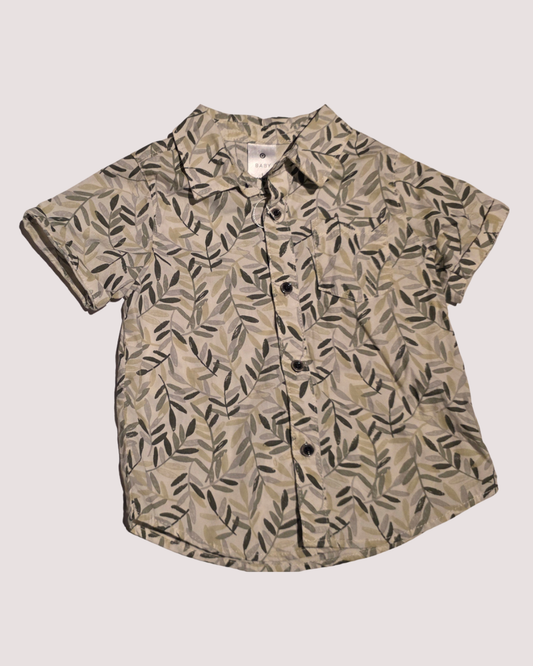 Target Leaf Print Shirt 12-18m