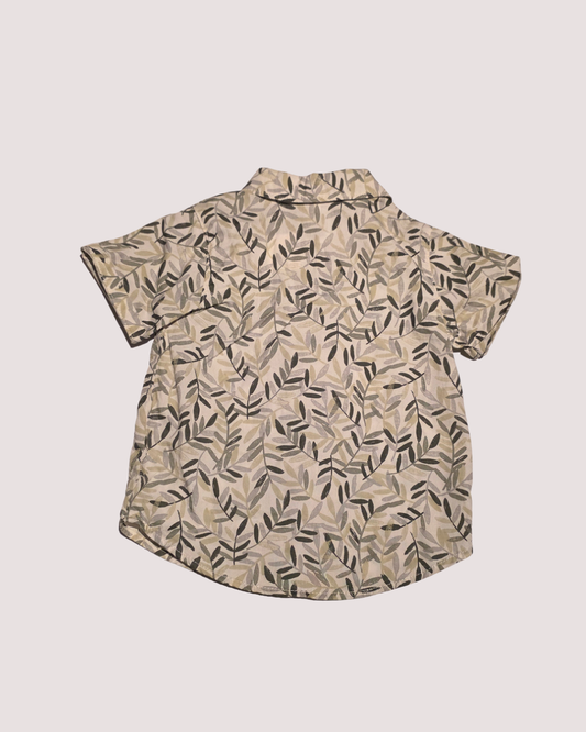 Target Leaf Print Shirt 12-18m