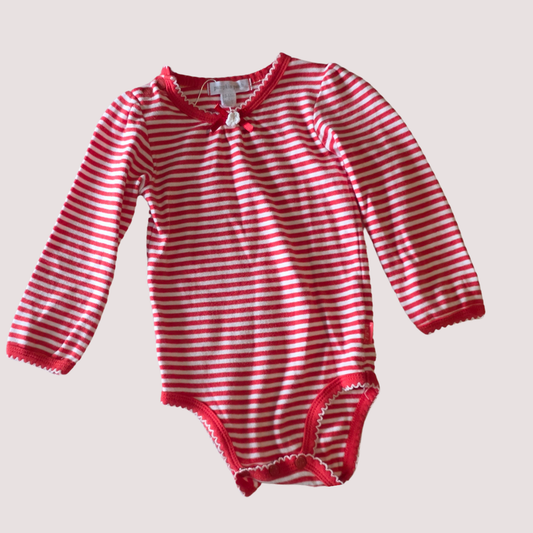 Pumpkin Patch Stripe Bodysuit 12-18m