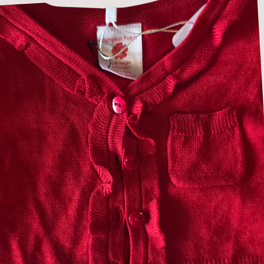 Pumpkin Patch Cardigan 3-6m
