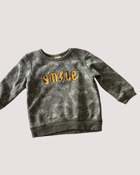 Smile Print Jumper 6-12m