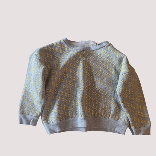 Gardner and the Gang Lightening Bolt Jumper 3-4Y