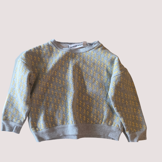 Gardner and the Gang Lightening Bolt Jumper 3-4Y