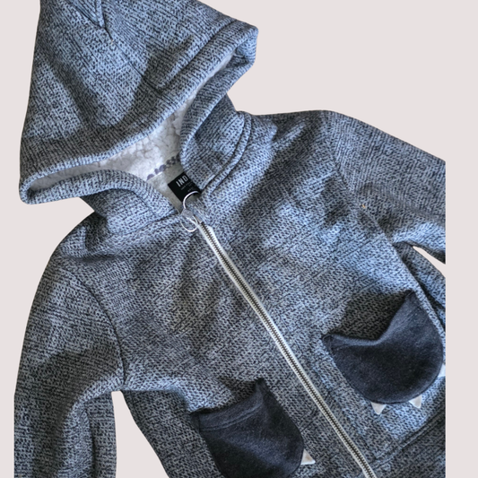 Indi Kid Grey Hoodie 1Y