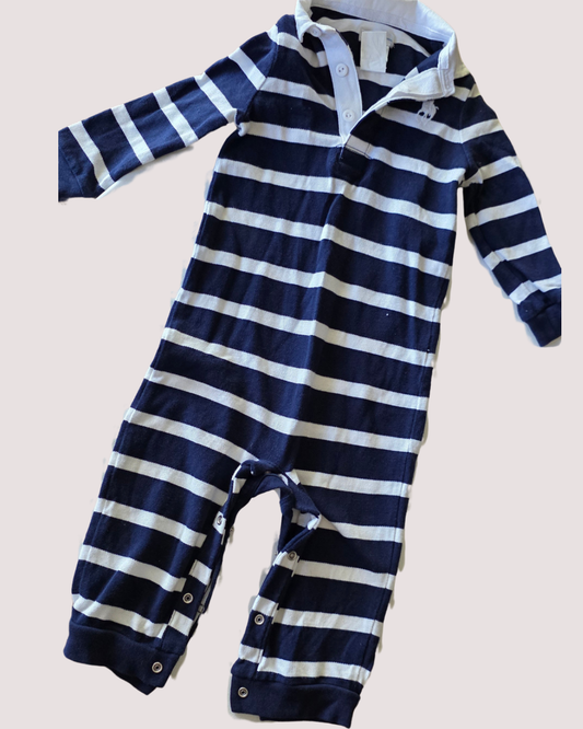 Ralph Lauren Stripe Onesie 12m