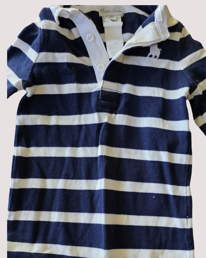 Ralph Lauren Stripe Onesie 12m
