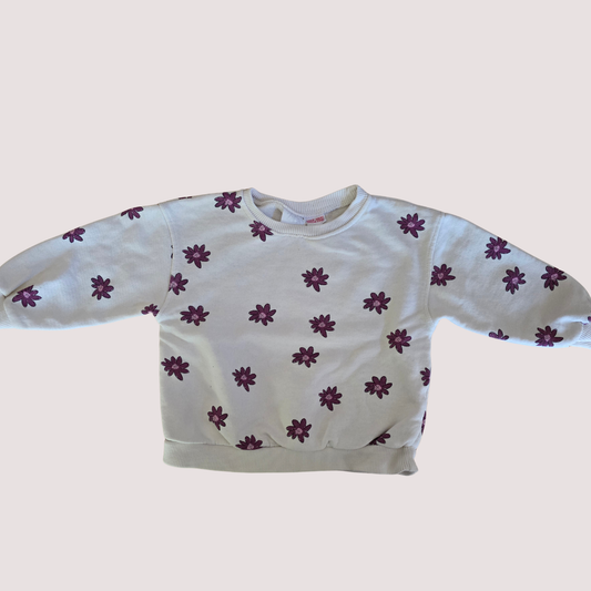 Zara Flower Print Jumper 12-18m
