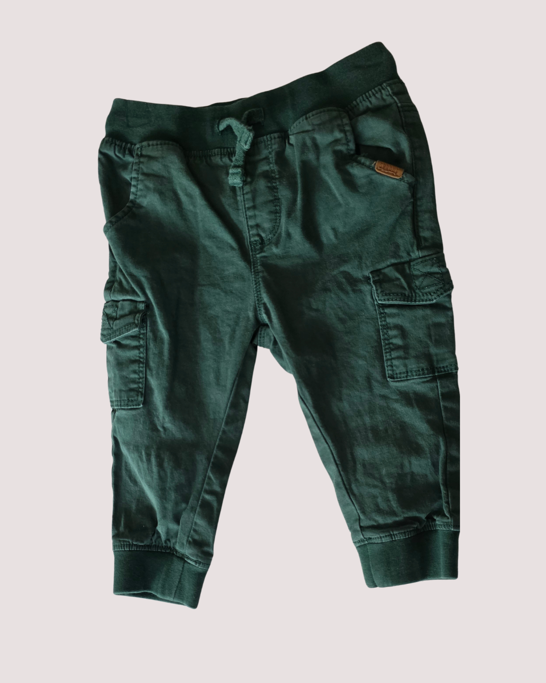 Sprout Green Cargo Pants 6-12months