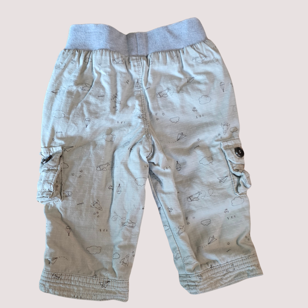 Dymples Cargo Pants 3-6months