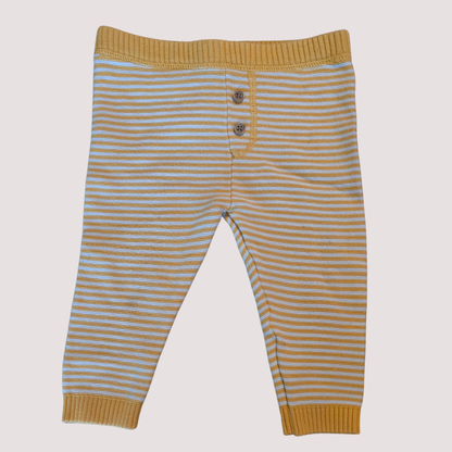 Sprout Knit Yellow Pants 6-12m