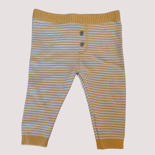 Sprout Knit Yellow Pants 6-12m