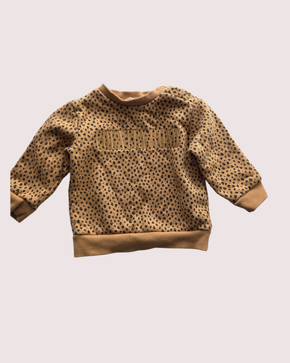 Country Road Leopard Print Jumper 3-6m