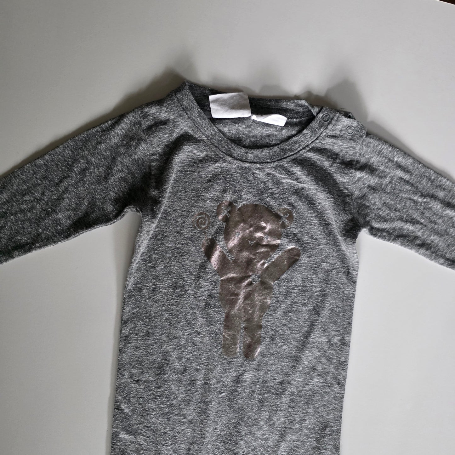 Huxbaby Grey Romper 12m