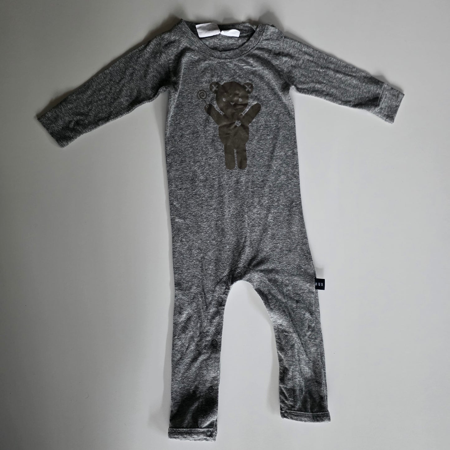 Huxbaby Grey Romper 12m